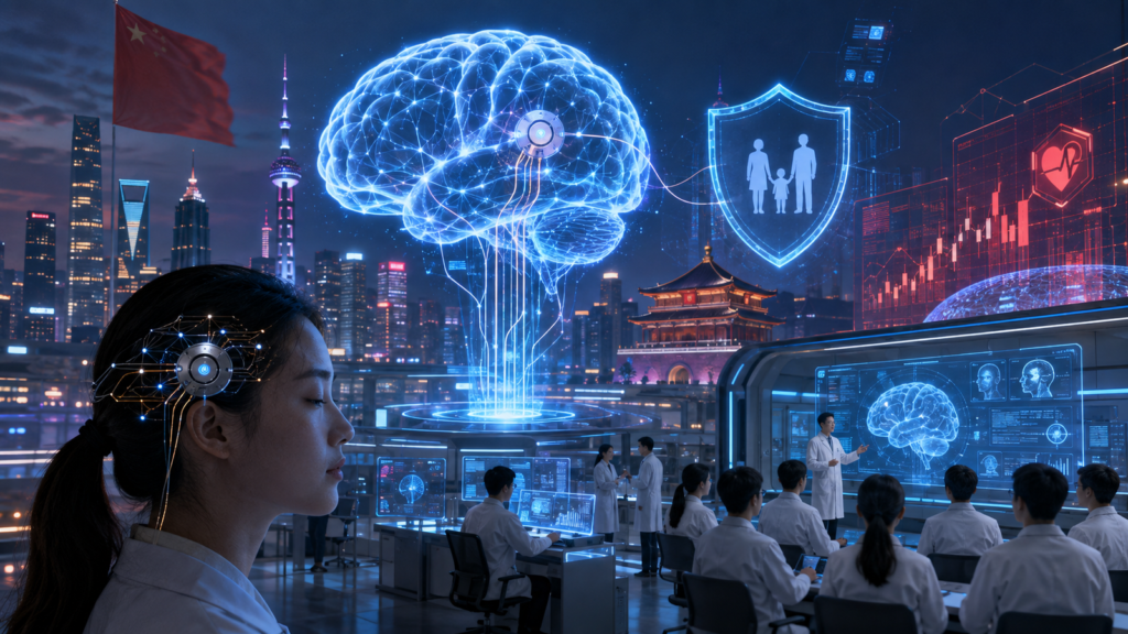 China acelera interfaces cérebro-computador após primeiro implante comercial