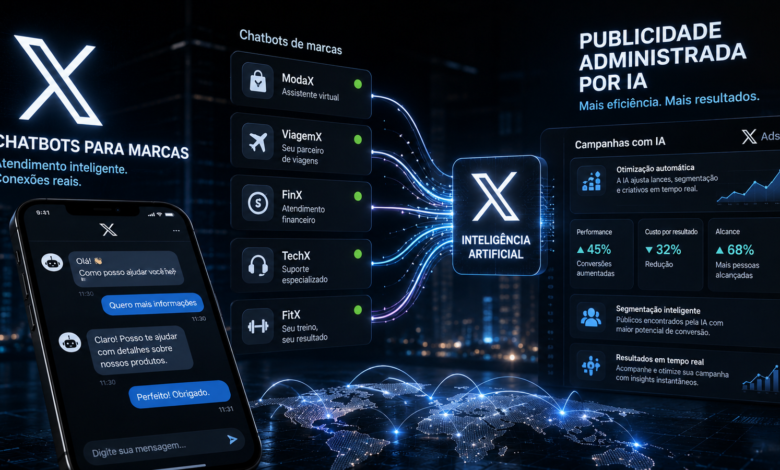 X lança chatbots