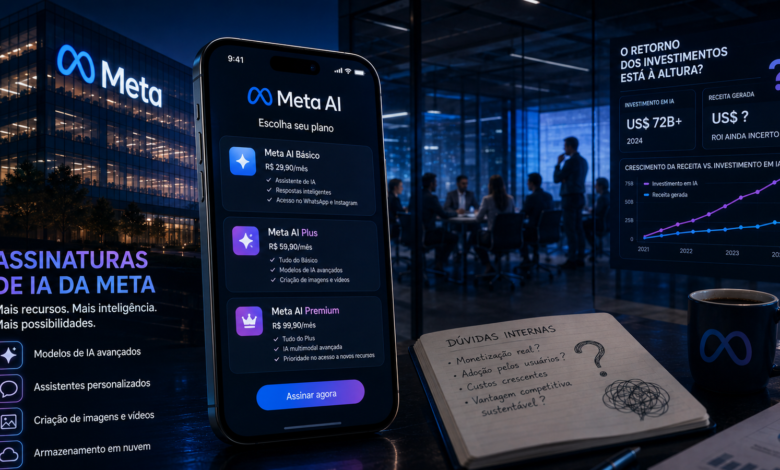 Meta amplia assinaturas de inteligência artificial