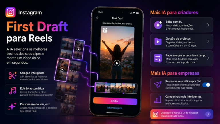 Instagram lança First Draft para Reels