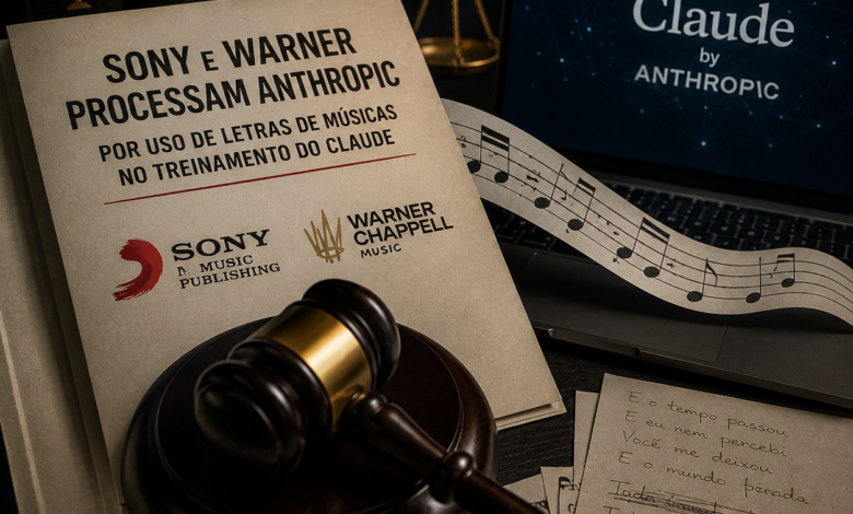 Sony e Warner processam Anthropic