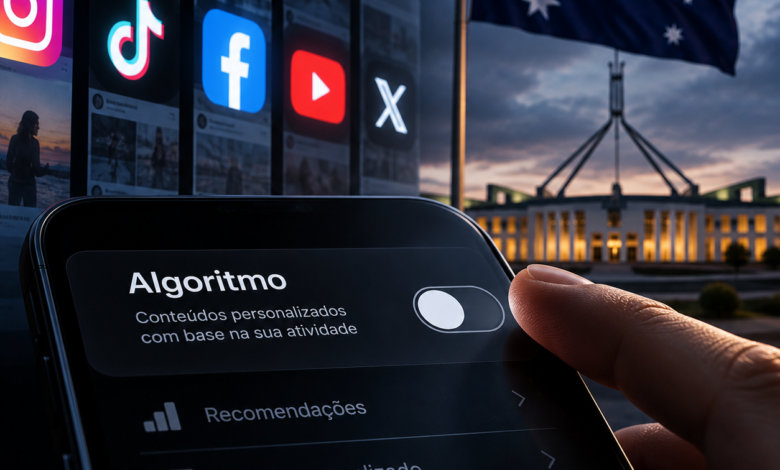 Austrália quer dar aos usuários o direito de desligar o algoritmo das redes sociais