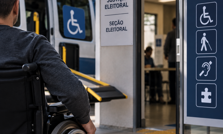 Transporte gratuito para eleitores com deficiência