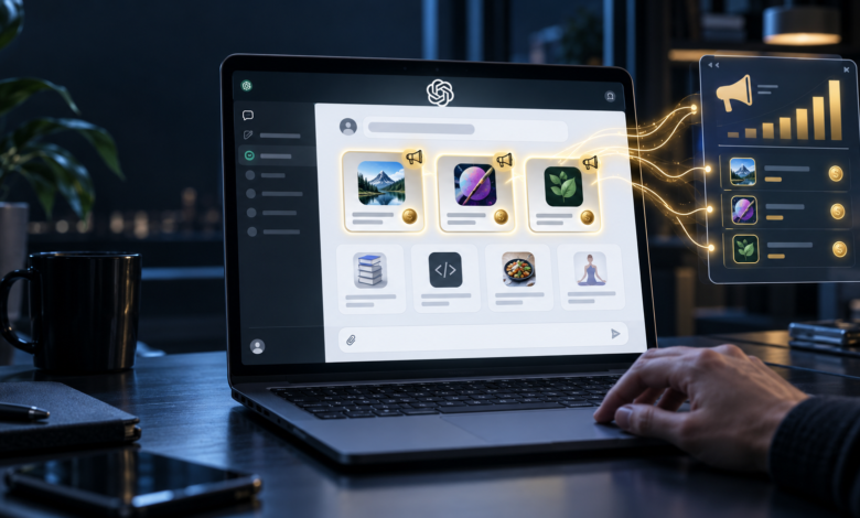 OpenAI começa a testar agentes patrocinados dentro do ChatGPT