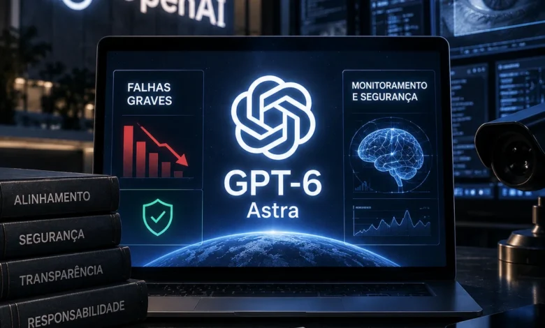 GPT-6 Astra reduz falhas graves, mas amplia preocupação sobre monitoramento e segurança