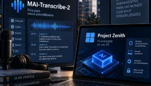 Microsoft lança MAI-Transcribe-2 e Project Zenith