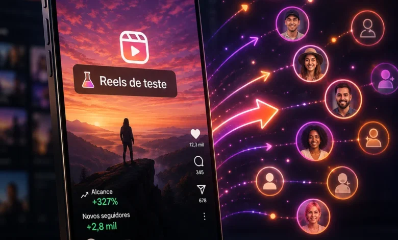 Reels de teste do Instagram