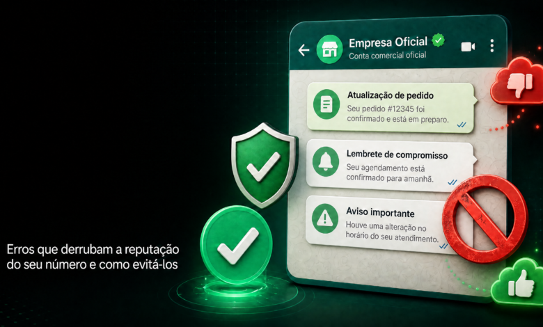 Template de utilidade no WhatsApp